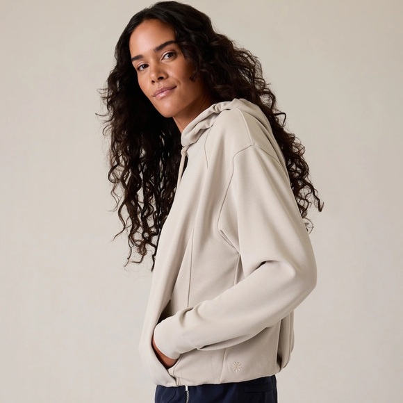 Athleta Seasoft Bubble Hem Hoodie - Picture 3 of 7